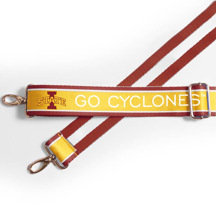 Patterned Shoulder Strap 1.5" - Iowa State for wholesale by Desden