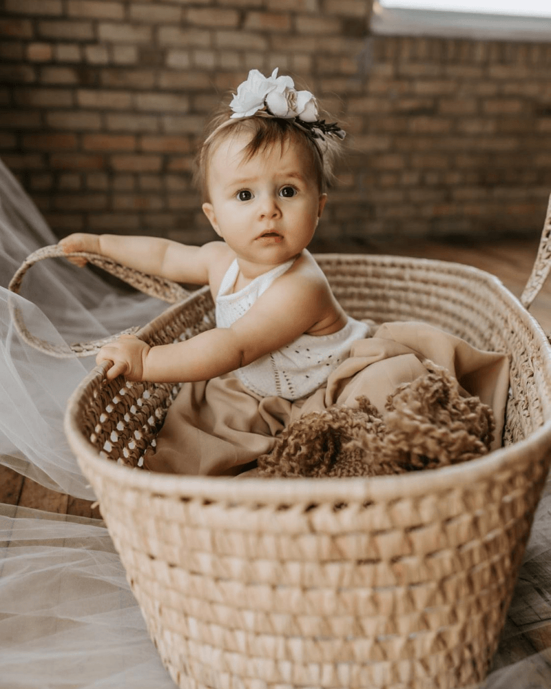 Bailey's Blossoms - Vente Body (sans pieds) – bébé - Barboteuse dos-nu en crochet Drake - Gardenia3