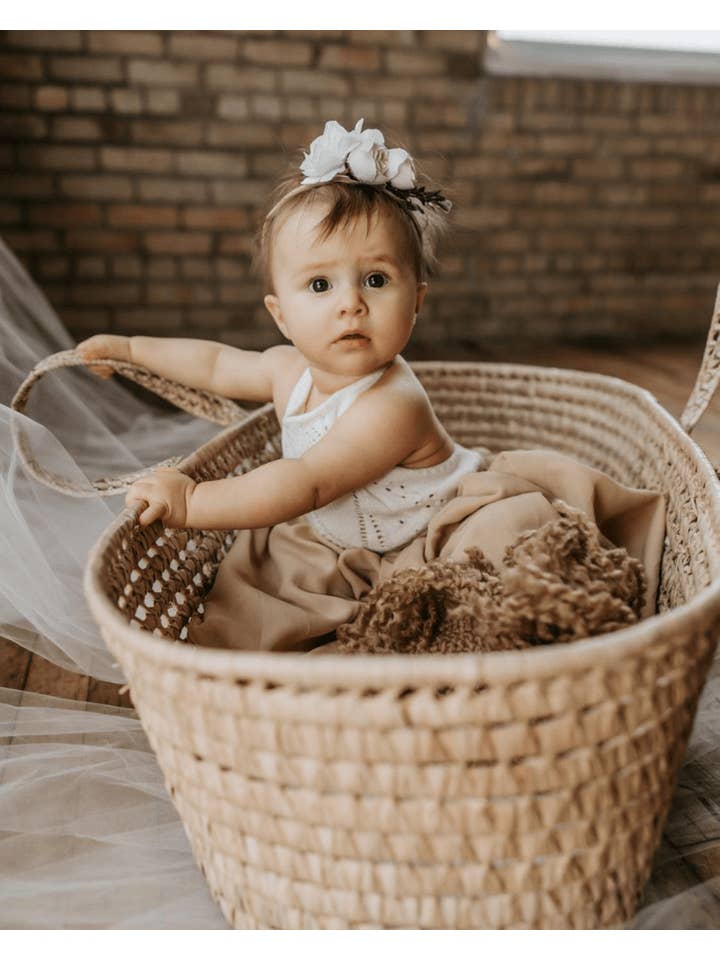 Bailey's Blossoms - Vente Body (sans pieds) – bébé - Barboteuse dos-nu en crochet Drake - Gardenia3