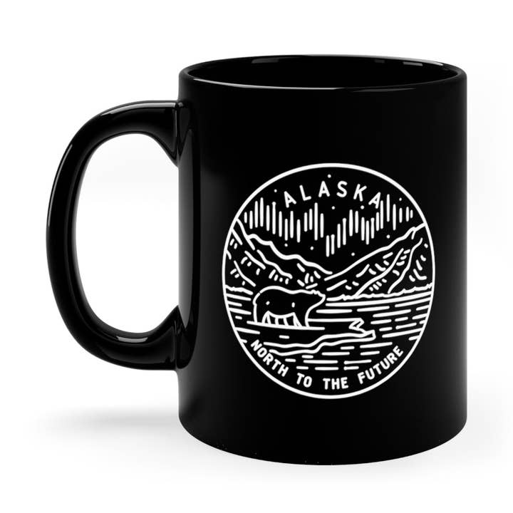 Alaska State Motto Ceramic Mug for wholesale by The Northwest Store