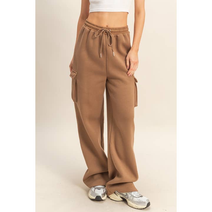 HYFVE - Vente Pantalon d'intérieur/de jogging – femme - Pantalon de survêtement cargo à cordon de serrage9
