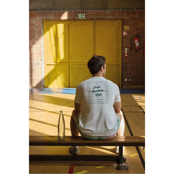 Rafael White Cotton T-shirt for wholesale by JAQK