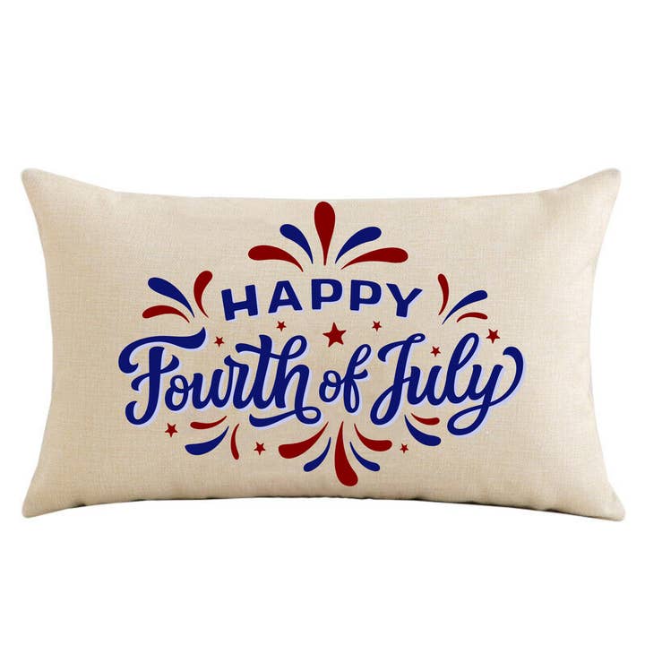 Décoration d'été - Coussin décoratif du 4 juillet pour la vente par LuckTen