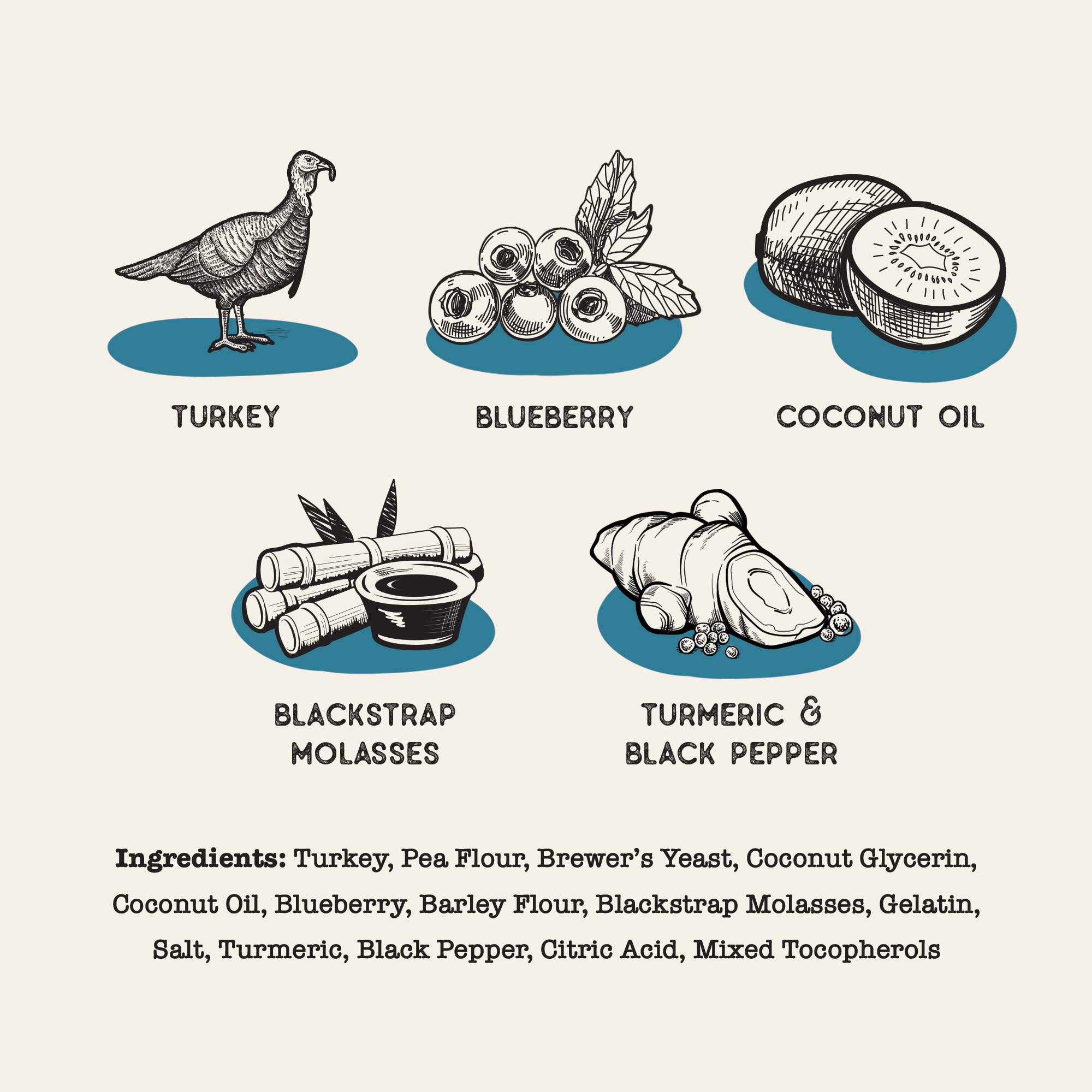 Dog Treat Naturals - Wholesale Pet Treats - Dog - Turkey & Blueberry Superfood Sticks1