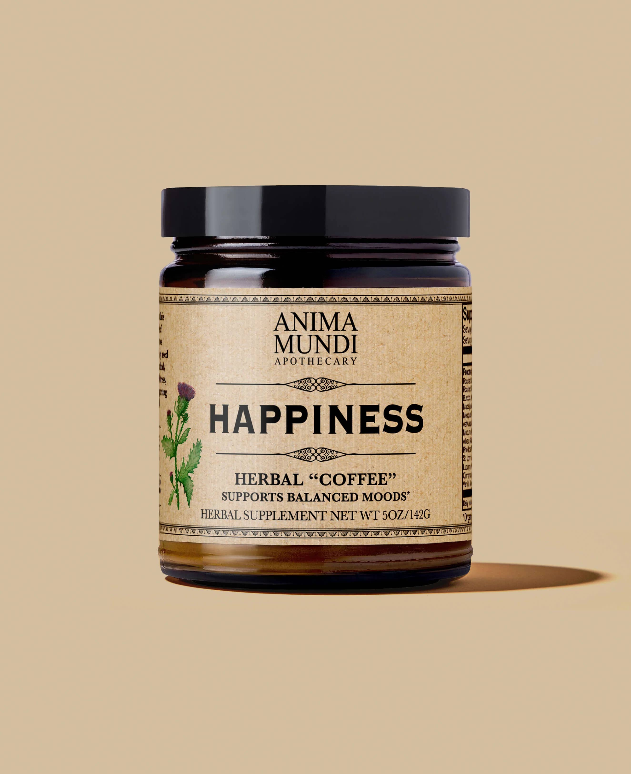 Anima Mundi Apothecary - Wholesale Protein/Superfood Powder - HAPPINESS Tonic™️ Powder | Herbal "Coffee" Alternative