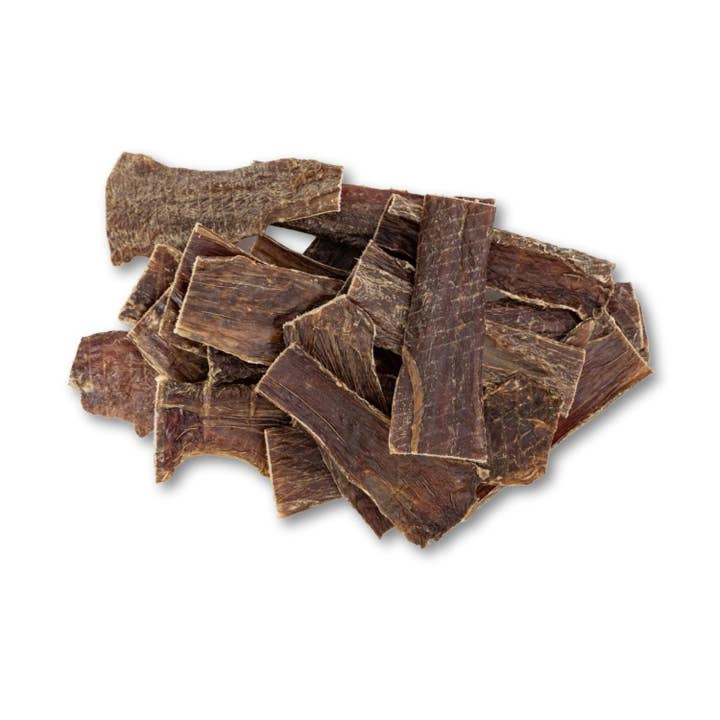 Jojo Modern Pets - Wholesale Pet Treats - Dog - All-Natural Beef Gullet Flats/Strips Dog Treats 6" (25/Bag)