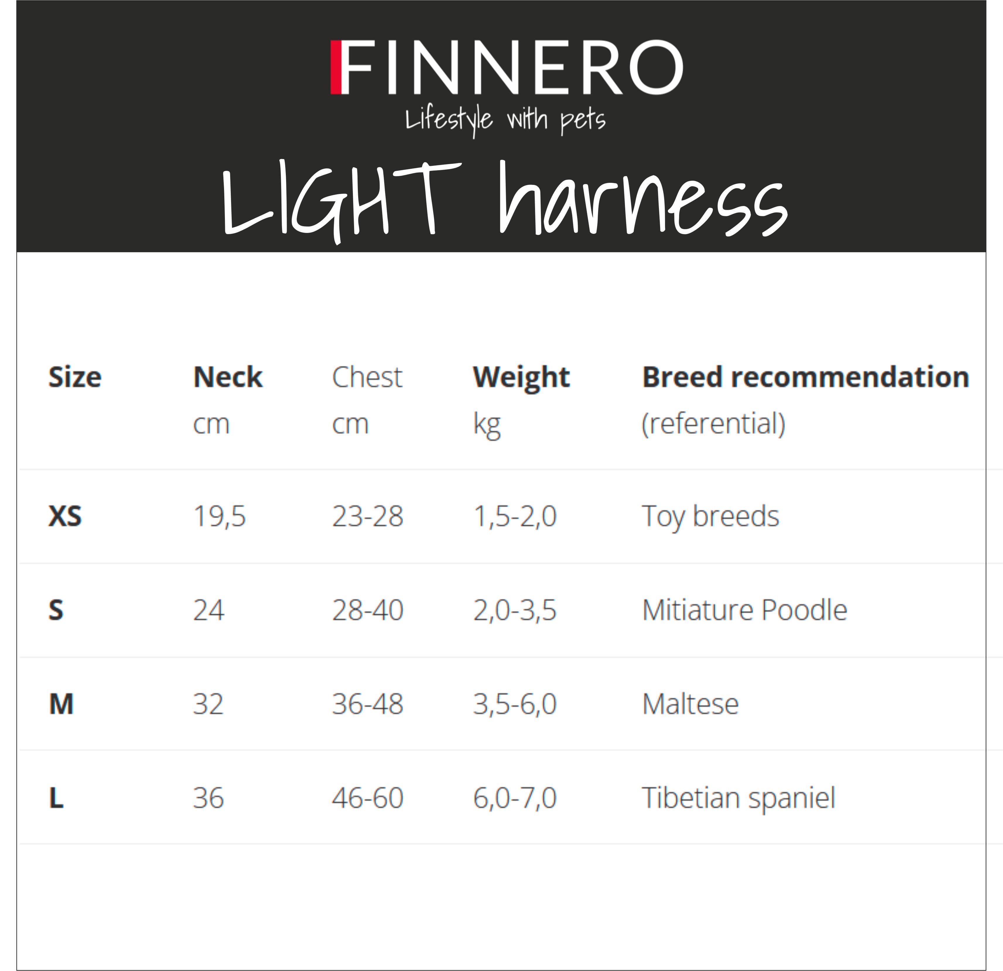 FINNERO - Wholesale Pet Harness - Dog - FINNERO LIGHT Reflective Harness For Pets, 4 Colors19