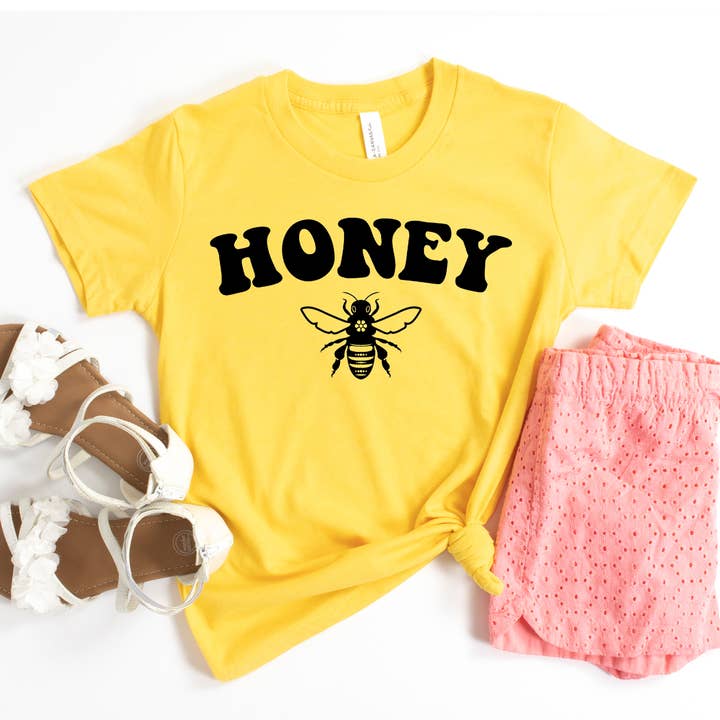 Camiseta Honey Bee - Bella Canvas por atacado de Printliss