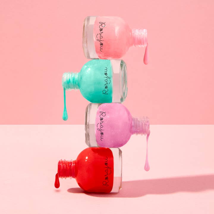 Rosajou - Wholesale Nail Polish - Kids - "Flamingo" vegan water-based peelable nail polish - children