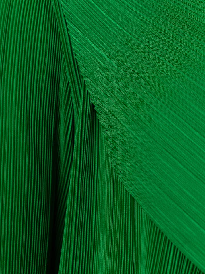 Jade Crystal Pleats Shawl Cardigan for wholesale on Faire6