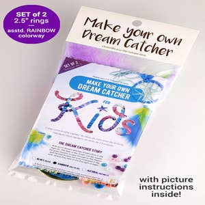 PATIKIL DIY Dream Catcher Kit, Making Dream Catcher Supplies Wall Hanging  Handmade Dream Catcher Kits for Beginner Style 1, White