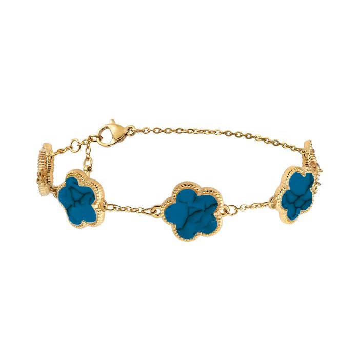 BIG LUCK turquoise bracelet for wholesale by Labelle