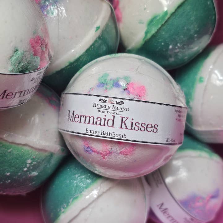 Bubble Island Bath Treats - Wholesale Bath Bomb/Fizz - Bath Bomb - Mermaid Kisses1