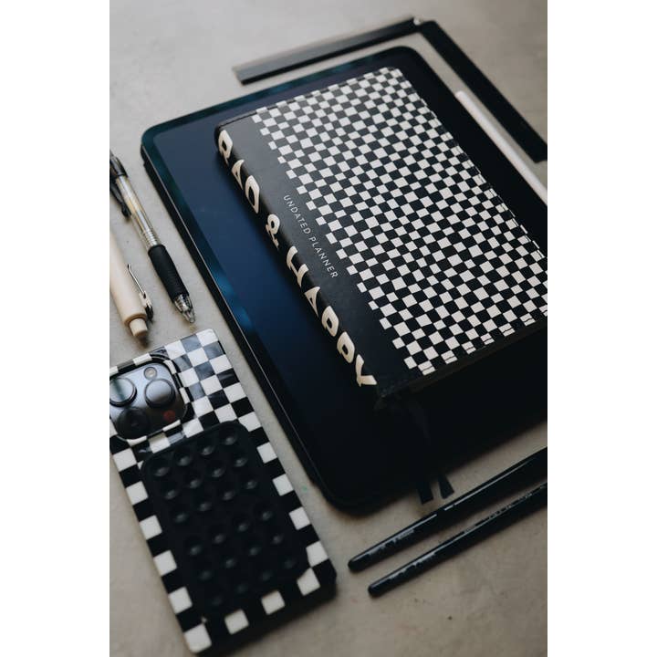 Rad & Happy - Wholesale Planner - 5x8 Undated Planner - Checkers Edition11