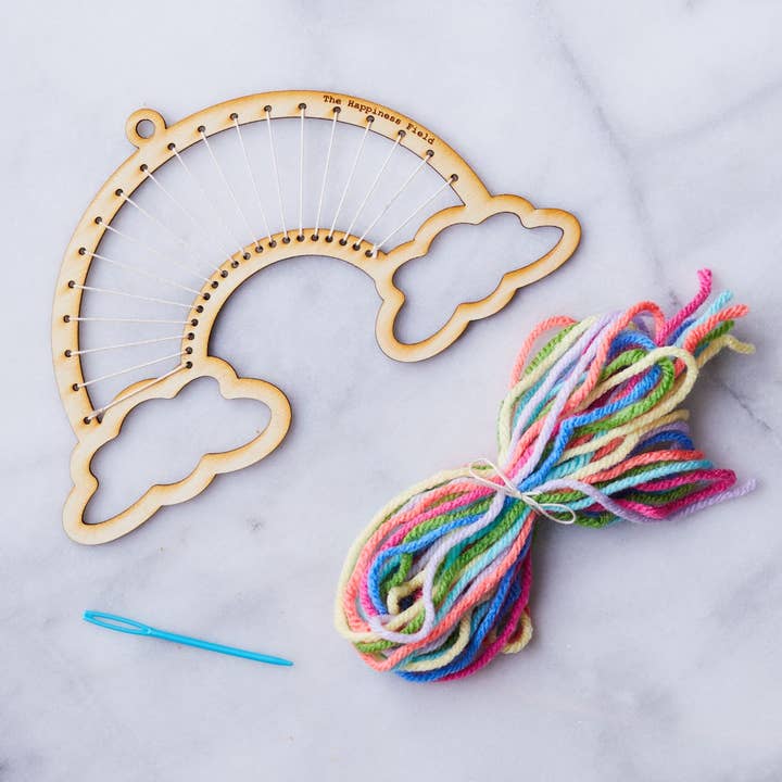The Happiness Field - Wholesale DIY Craft Kit - Weaving Craft Kit - Rainbow Shape Loom1
