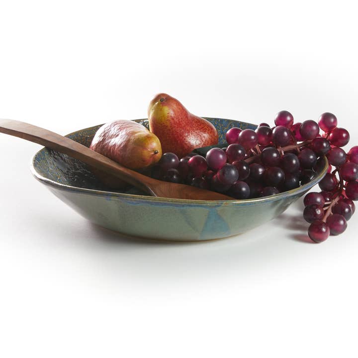 Pine Island Serving Bowl for wholesale by Sunken Orchard Ceramics Inc.