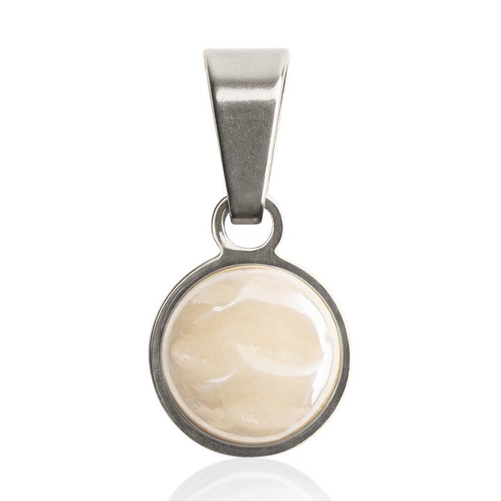 Anhänger für Kette • Silber / Sandbraun für den Großhandel von ALEXASCHA