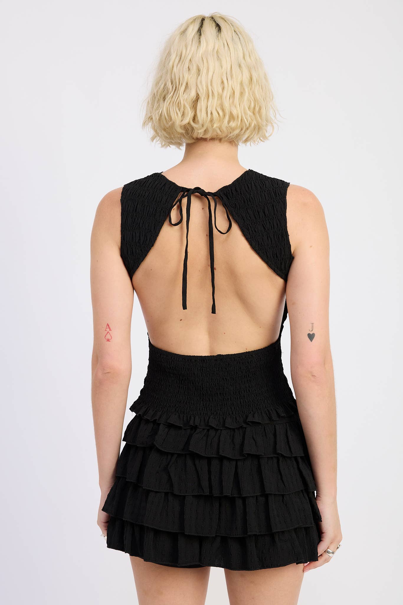 Emory Park - Wholesale Blouse - Women's - SMOCKED SLEEVELESS TOP WITH OPEN BACK13