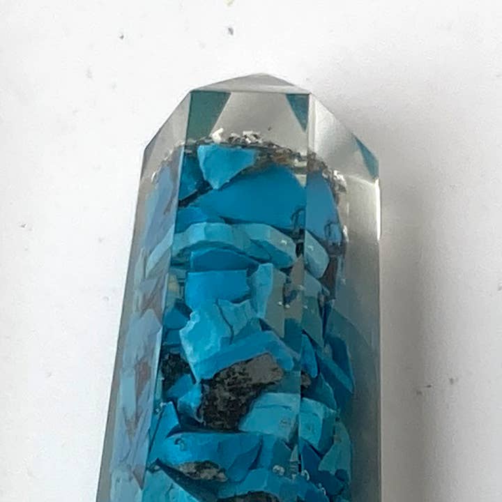 VIE - Wholesale Spiritual Stone/Crystal - Orgonite Obelisk Tower, 10-12cm19