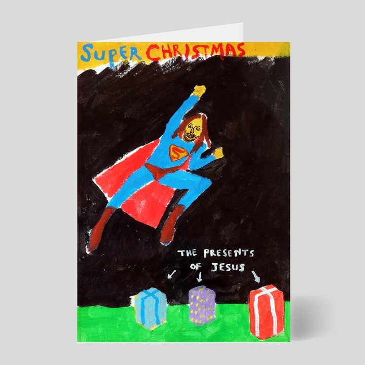 Alan Fears Christmas Card - Jesu gåvor för wholesale av Art on a Postcard