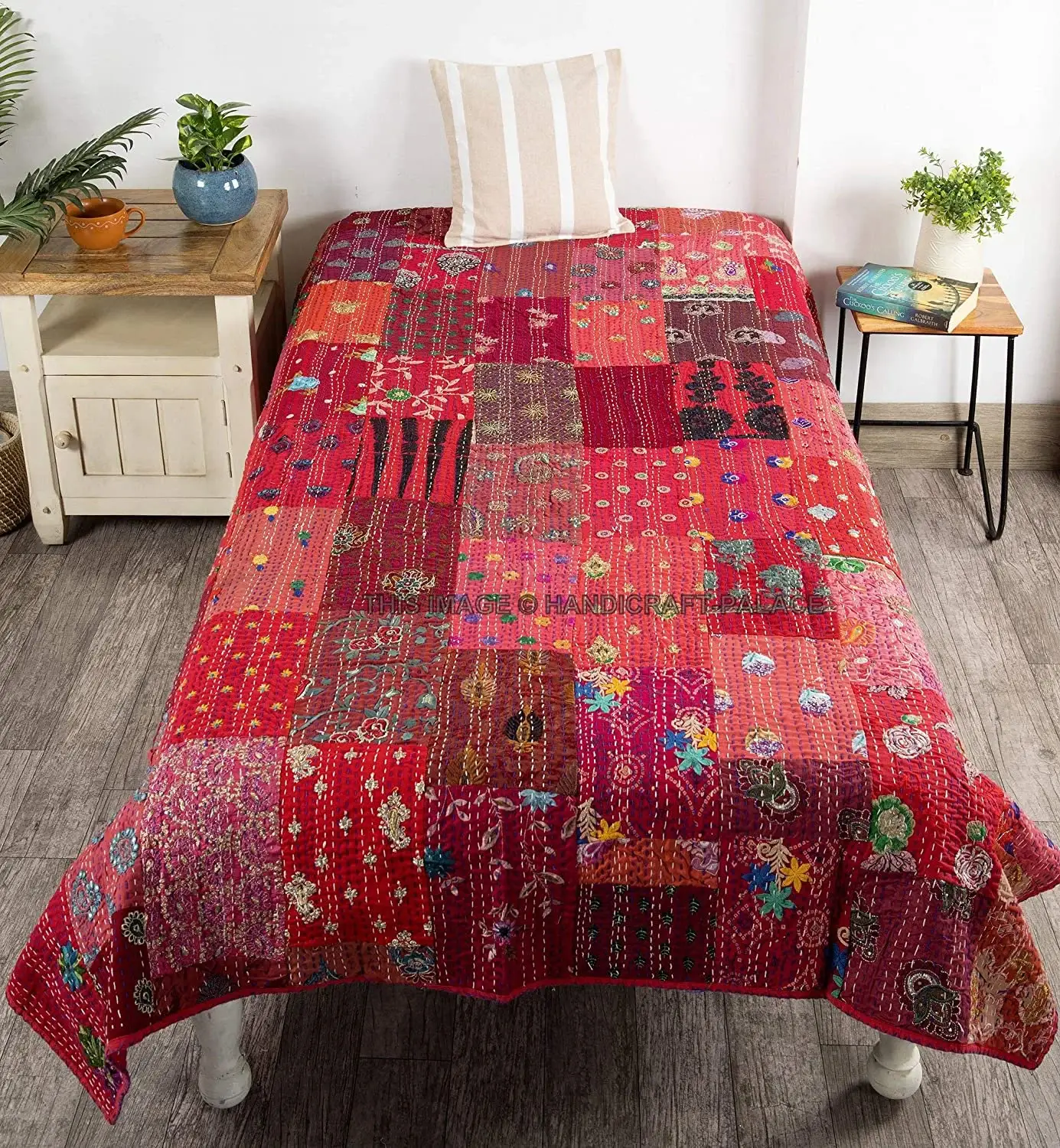 GYPSY STUDIO - Vendita all'ingrosso Trapunte - Trapunta Kantha ricamata Coperta Kantha fatta a mano indiana2