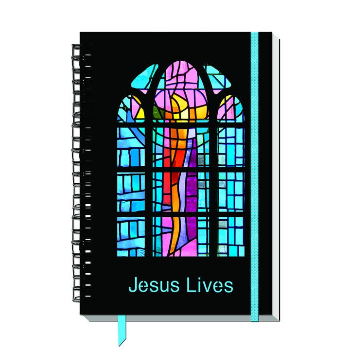Journal de vitrail Jesus Lives pour la vente par Shades of Color, LLC