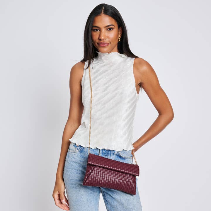 Moda Luxe - Wholesale Clutch Bag - Women's - Priscilla Woven Clutch8