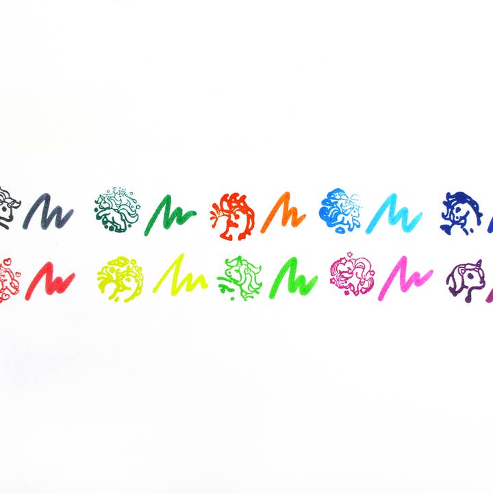 Tiny Mills - Wholesale Markers - Kids & Baby - Unicorn Stamp Marker Set - Set of 103