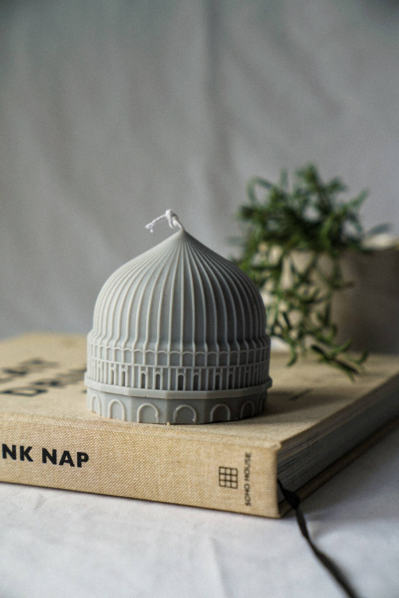 Gokican – wholesale Prydnadsljus – Stort doftljus för ramadan | Handgjort kupolformat ljus i sojavax1