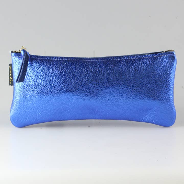 Zina Kao Exclusives - Wholesale Pencil Case/Pouch - The Metallic Pencil Case: 2 sizes! (Dean & Grant)