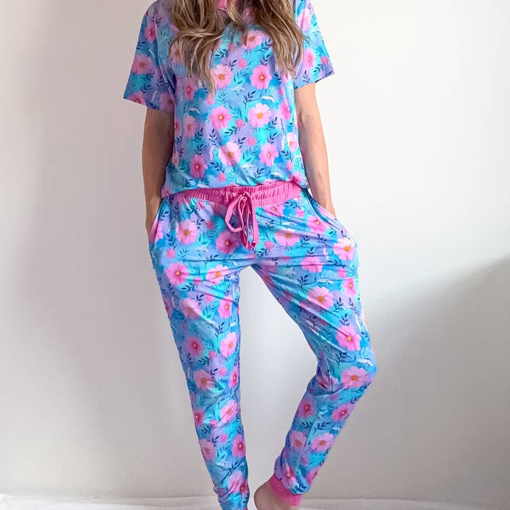 Dreamy Cosmos | Women's Bamboo Jogger Pajama Pants and other Purchase Wholesale dreamy. Free Returns & Net 60 Terms on Faire trending on Faire.