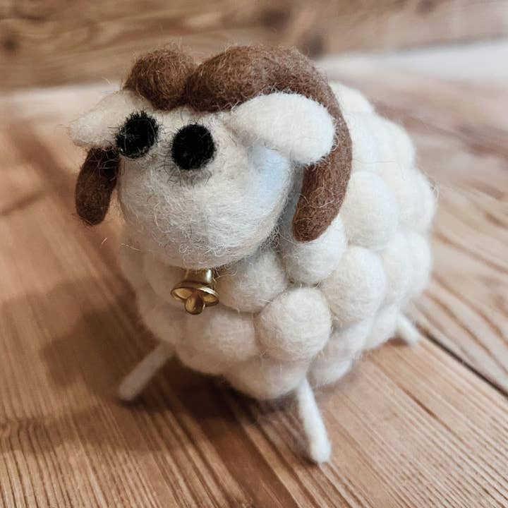 Lot de 6 - Décoration figurine Bélier boule - New Heidi pour la vente par New Heidi