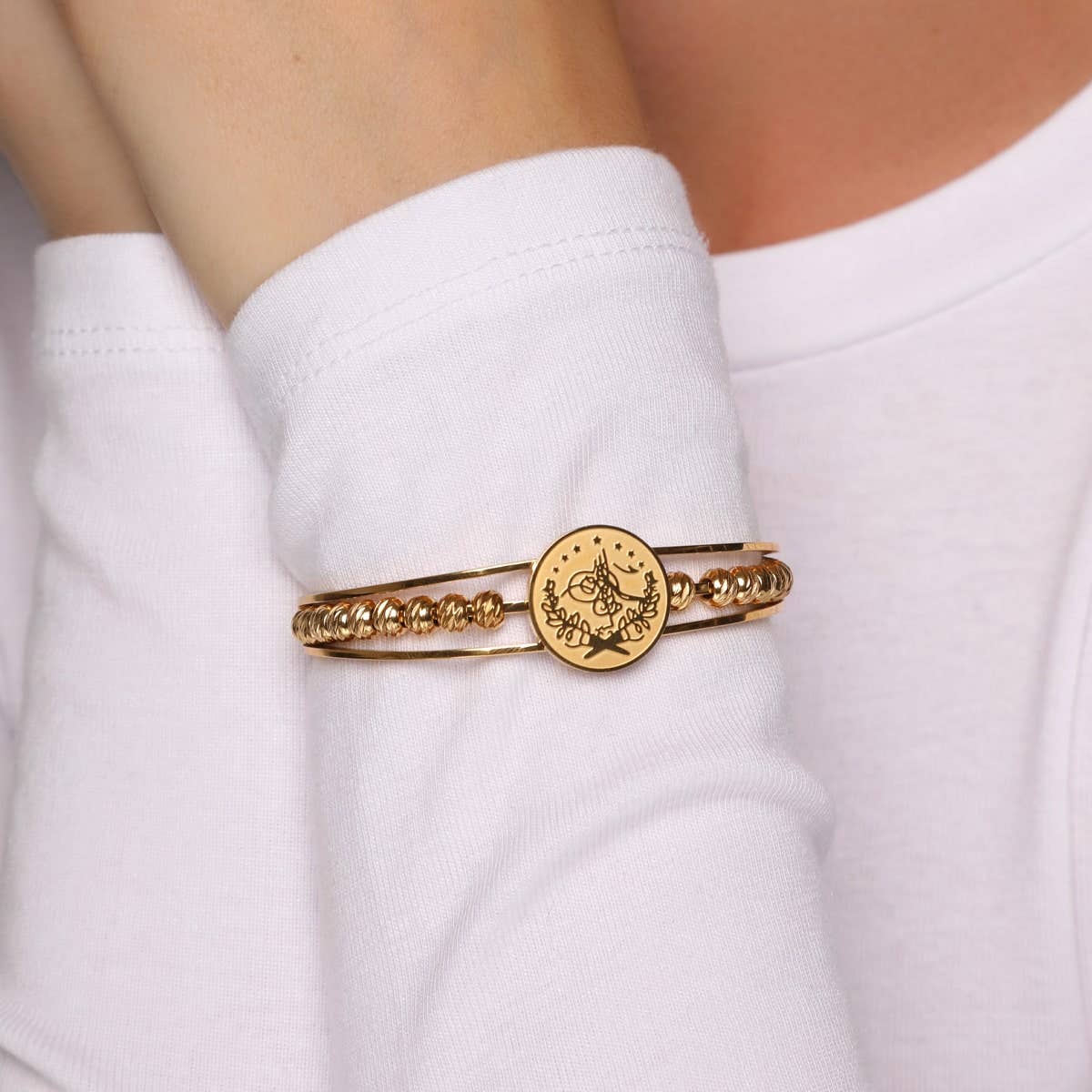 Schmuckgroßhandel - Wholesale Bangle Bracelet - Oriental Bracelet | 18K gold-plated2