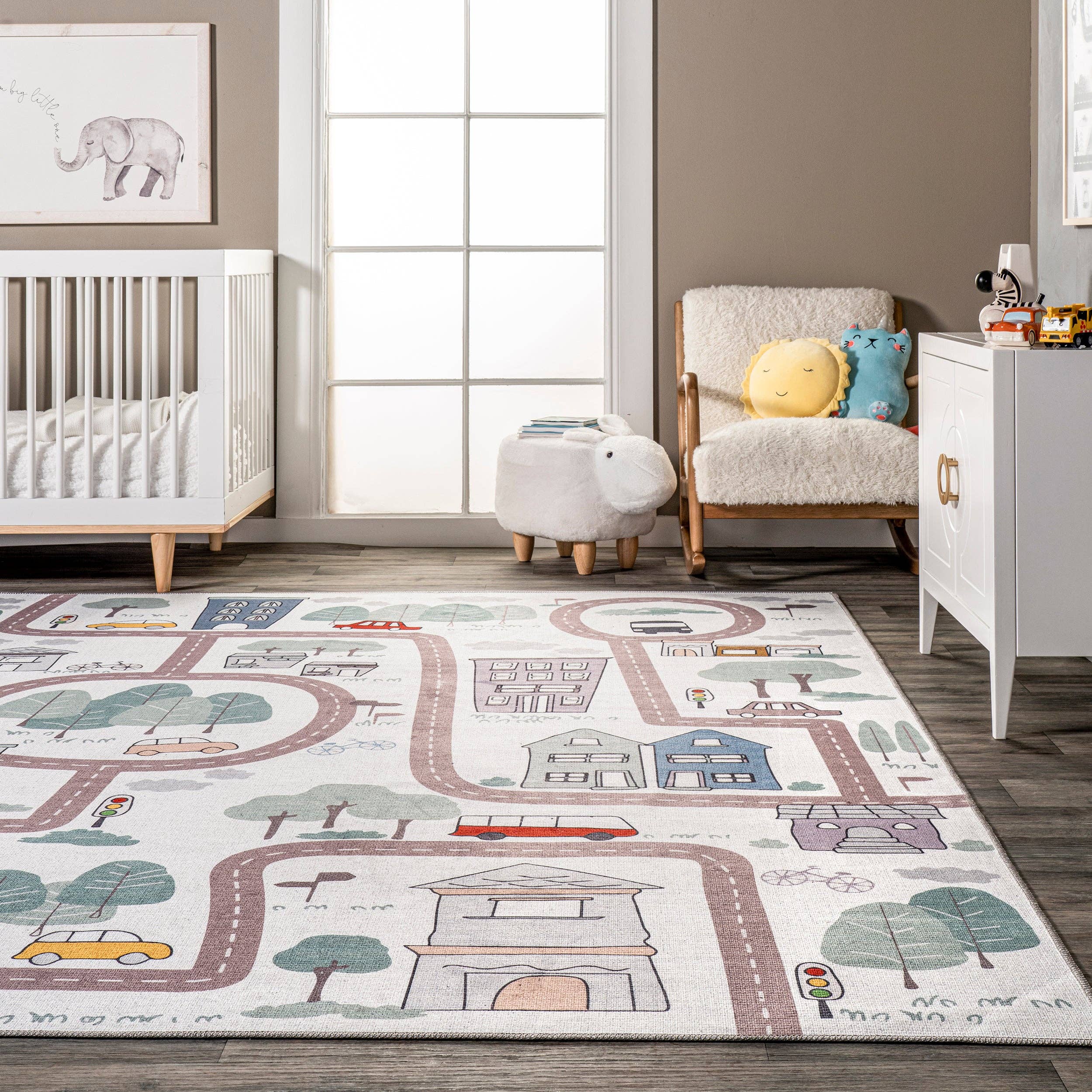 nuLOOM - Wholesale Area Rug - Kids & Baby - Chalea Kids Town Machine Washable Area Rug6