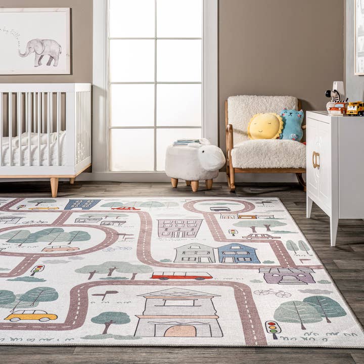 nuLOOM - Wholesale Area Rug - Kids & Baby - Chalea Kids Town Machine Washable Area Rug6