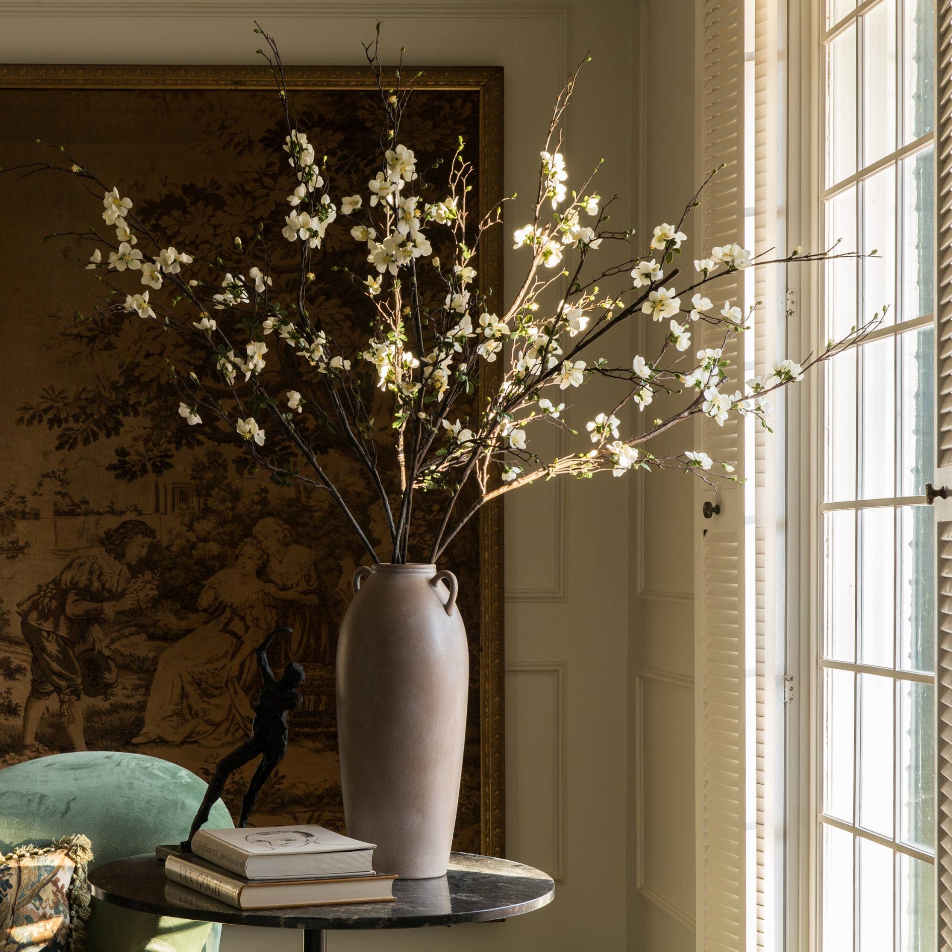 Afloral - Vente Fleurs artificielles - Fleurs Artificielles | Branche de Fleurs Artificielles Crème3