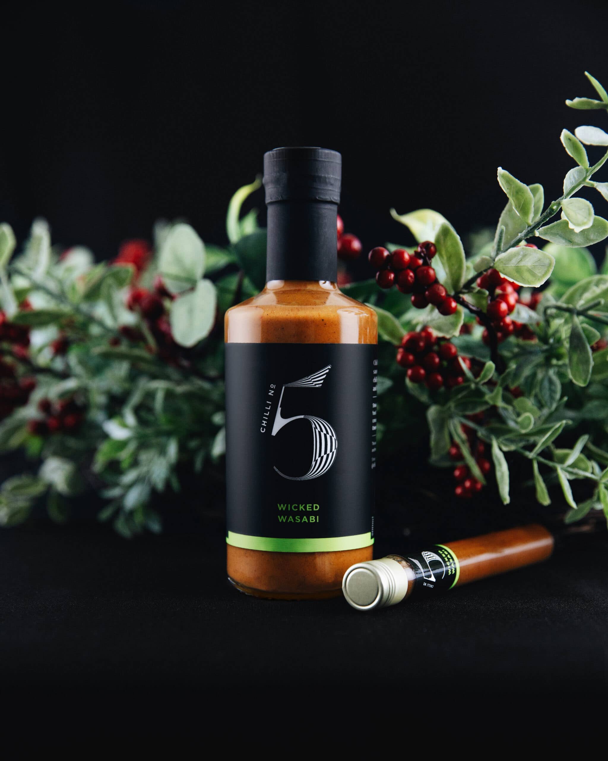 Chilli No. 5 - Wholesale Hot Sauce - Wicked Wasabi - Wasabi Hot Sauce - 200ML - Gourmet Sauce6