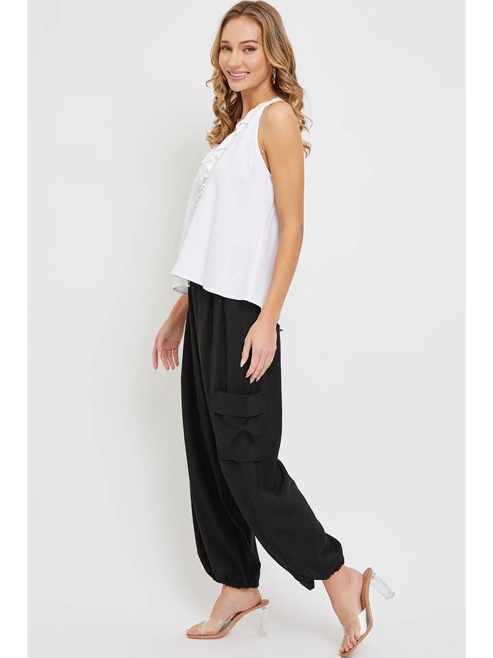 Sweet Lovely by Jen - Wholesale Lounge Sweatpants/Joggers - Women's - BOHO FEELS FLOWY LOOSE FIT JOGGER PANTS37