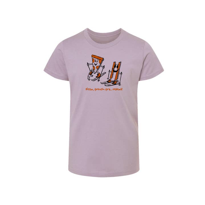 Intrigue Ink - Wholesale Screen-printed t-shirt – Kids - Pizza, French Fry Youth Jersey Tee3