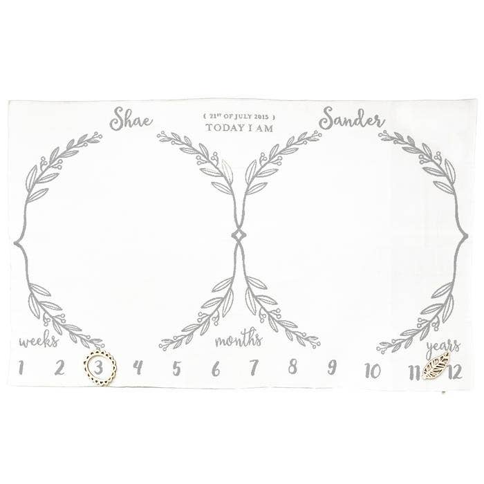 Coperta Classic Twins Milestone per la vendita all'ingrosso da parte di littledaysshop