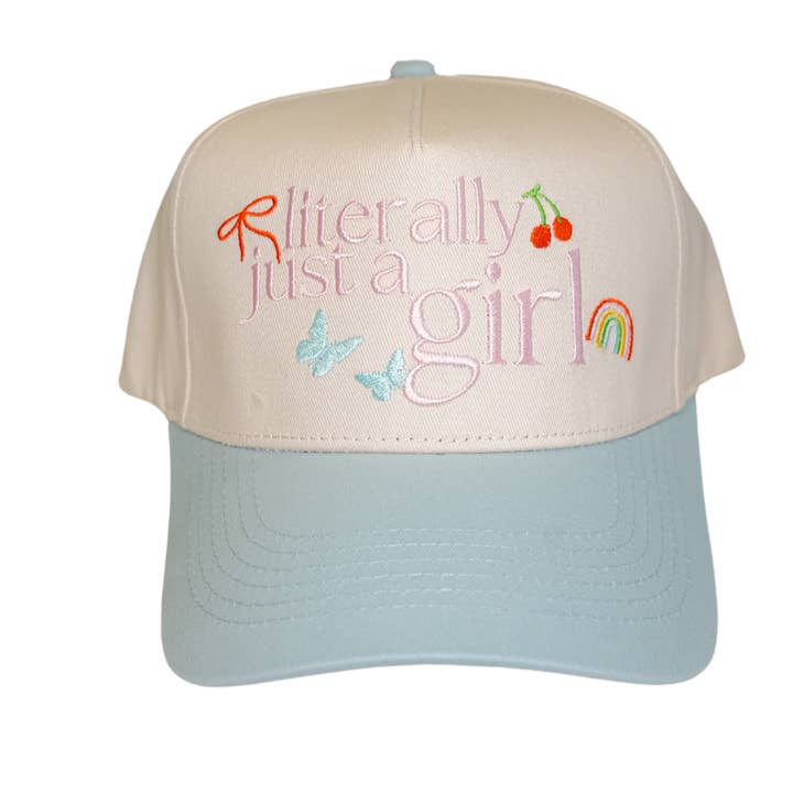 Summer Tees – wholesale Trucker hat – Women’s – LITERALLY JUST A GIRL ICON CANVAS CAP