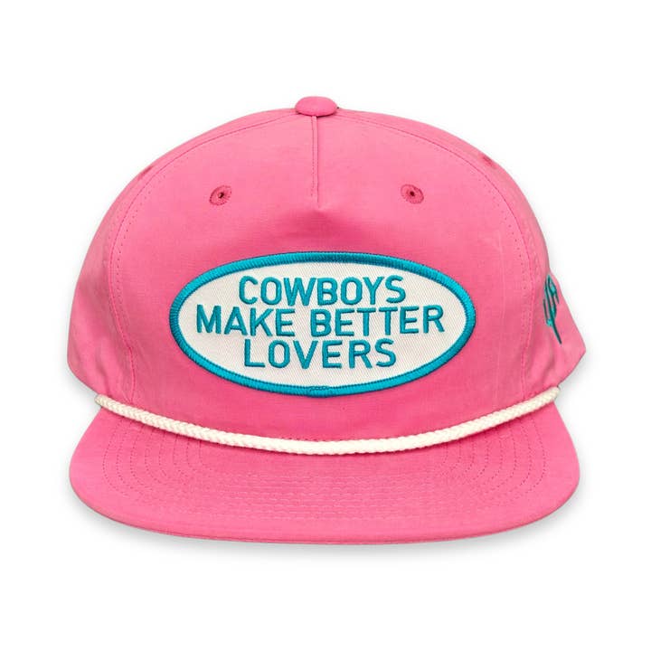 "TRQ Better Lovers" - CA 256 Pink/ Hvidt Reb, Snapback Kasket (2025) for engroshandel hos Cactus Alley Hat Co.
