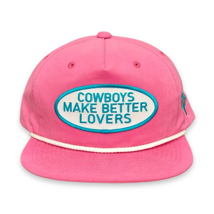 "TRQ Better Lovers" - CA 256 Corda Rosa/Bianca, Cappellino Snapback (2025) per la vendita all'ingrosso da parte di Cactus Alley Hat Co.
