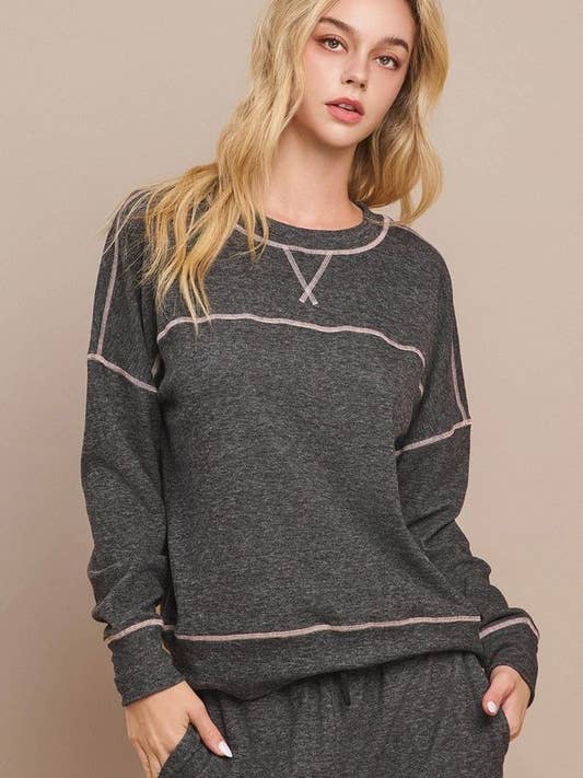 Dame Ultra Blød Langærmet Rundhalset Pullover for engroshandel hos Yelete