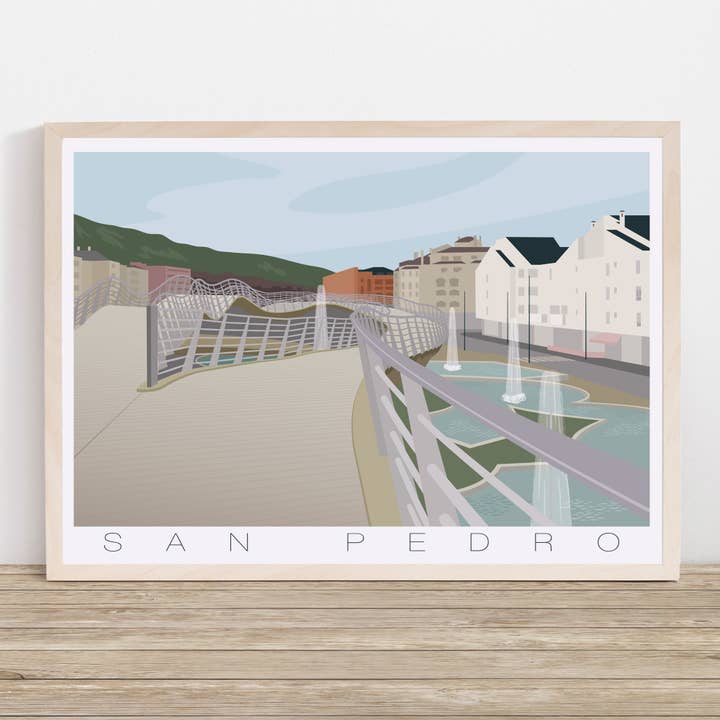 SAN PEDRO PRINT for wholesale by Rankidoodle Printshop
