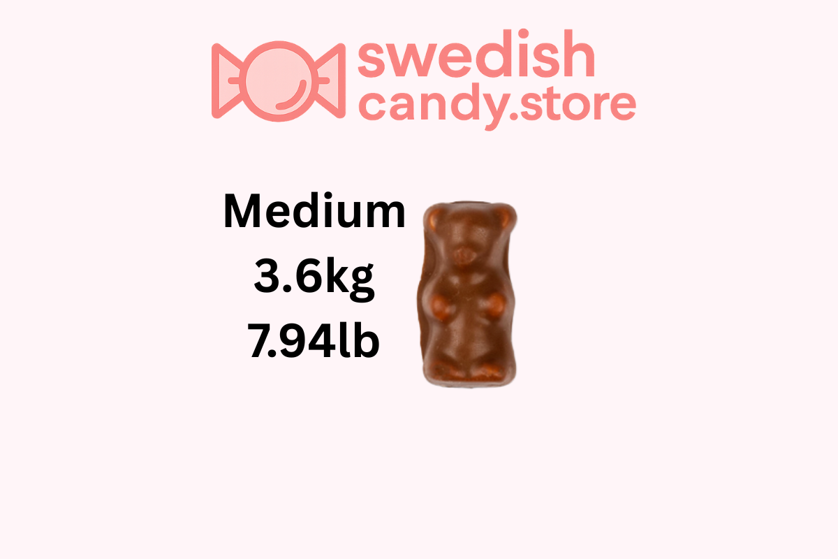 Swedish Candy.Store - Swedish Candy – Gomas por atacado – Ursos de Chocolate Suecos 1,2kg/2,65lb1