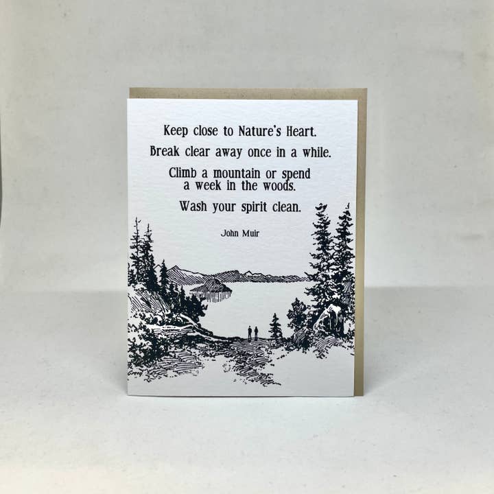 Nature's Heart - John Muir for wholesale by Big Wheel Press