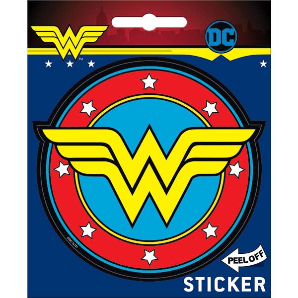 DC Comics Wonder Woman Logo Stickers for wholesale by Ata-Boy