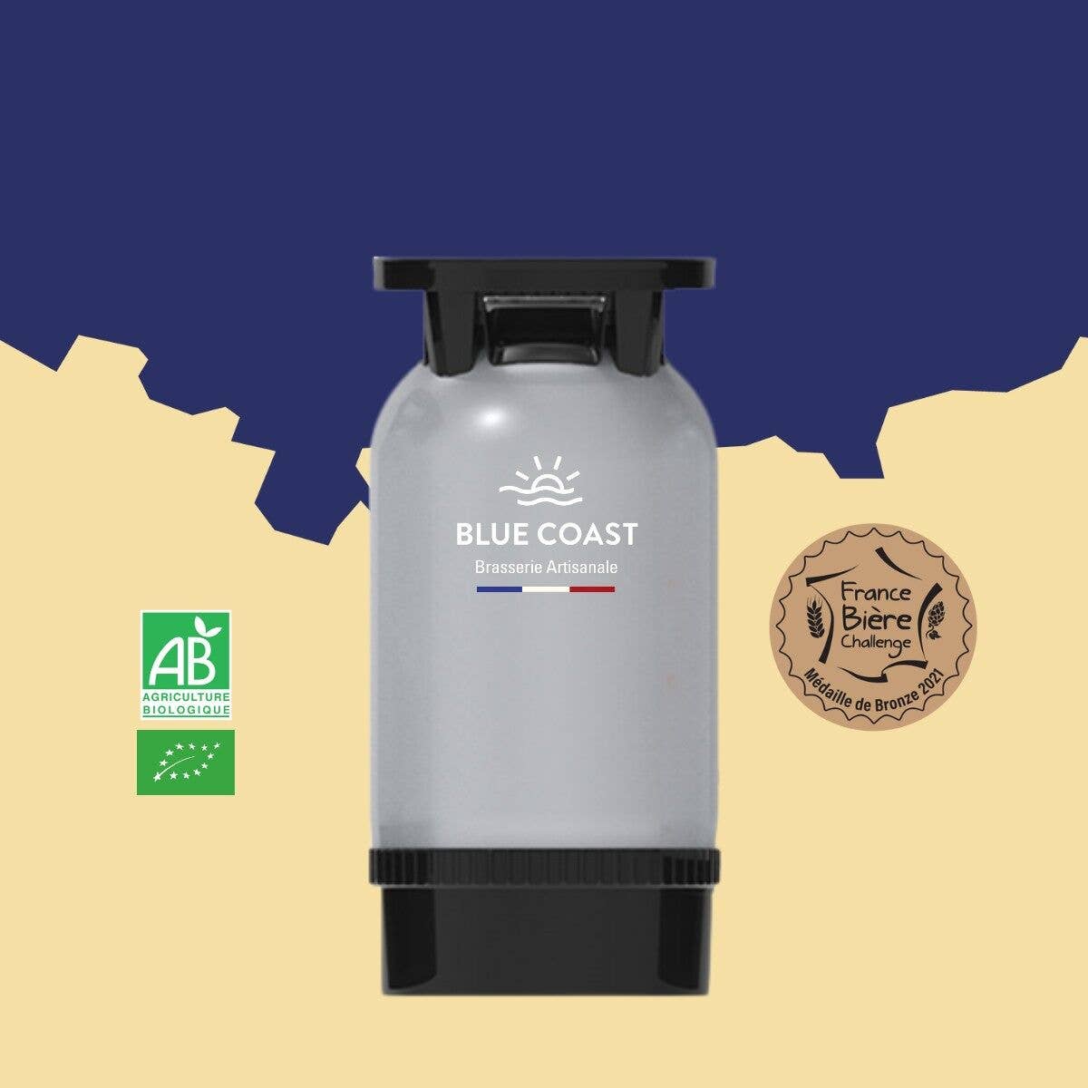 Blue Coast Brewing Company - Wholesale Beer - Craft Beer Keg White-30L -ORGANIC - 5.3%