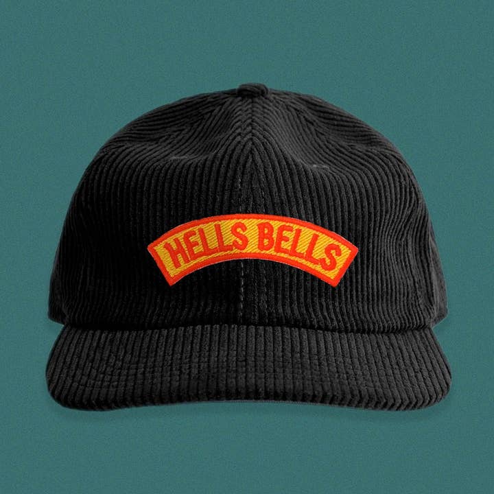 Hells Bells Corduroy Hat for wholesale by The Space Bureau